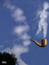 Cartoon: cloud face 10 (small) by besscartoon tagged wolken,himmel,pfeife,rauchen,frau,bess,besscartoon