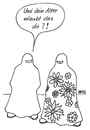 Cartoon: Flower Power (small) by besscartoon tagged burka,frauen,islam,religion,bess,besscartoon