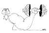 Cartoon: Hirnlos (small) by besscartoon tagged besscartoon,bess,doping,anabolika,intelligenz,gehirn,hirn,bodybuilder,sport,mann,hantel,kraft,kraftsport