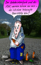 Cartoon: Lebende Baustelle (small) by besscartoon tagged verkehrswarnfunk,adac,baustelle,saufen,alkohol,hartz,asozial,unsozial,arm,armut,bess,besscartoon