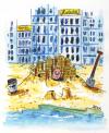 Cartoon: ohne Titel (small) by besscartoon tagged architektur,strand,sand,mann,sandburg,bess,besscartoon