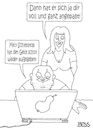 Cartoon: Schlepptop (small) by besscartoon tagged man,frau,paar,computer,geist,aufgegeben,beziehung,technik,digitalisierung,bess,besscartoon