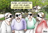 Cartoon: unter vier Augen (small) by besscartoon tagged männer,augen,vier,sprechen,augenklappe,einäuig,bess,besscartoon