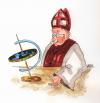 Cartoon: Weltbild (small) by besscartoon tagged mann,pfarrer,weltbild,kirche,religion,bess,besscartoon