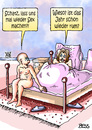 Cartoon: wie die Zeit vergeht (small) by besscartoon tagged mann,frau,paar,beziehung,ehe,sex,bett,verkehr,alter,bess,besscartoon