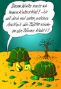 Cartoon: Winterschlaf (small) by besscartoon tagged schildkröten herbst laub bäume blätter arschloch winterschlaf winter bess besscartoon