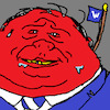 Cartoon: Der fette Diktator (small) by m tagged politiker,fettsack,korrupt,korruption,ekelhaft,widerlich
