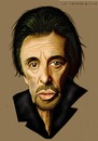 Cartoon: Al Pacino (small) by Vlado Mach tagged al pacino actor movie