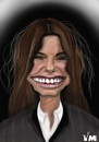Cartoon: Sandra B (small) by Vlado Mach tagged famous,actors,woman,smile
