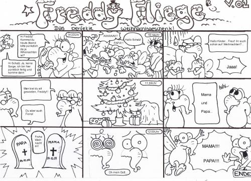Cartoon: Freddy Fliege Teil 2 (medium) by mEiKe tagged fliege