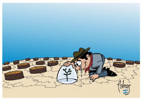 Cartoon: Nacimiento (medium) by Palmas tagged ecologicos