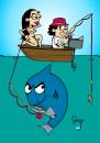 Cartoon: Pescador (small) by Palmas tagged absurdo