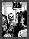 Cartoon: Dance of Death 3- Checking Out (small) by Dunlap-Shohl tagged dance,death,checkout