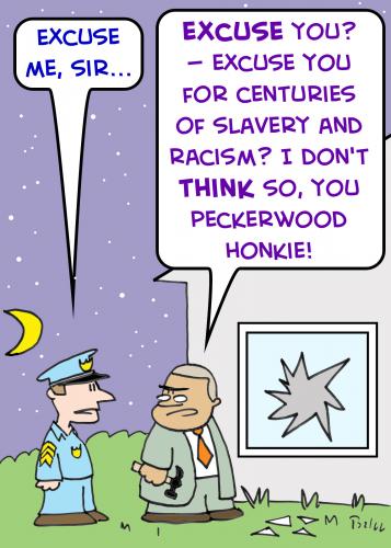 Cartoon: 1peckerwood honkie gates crowley (medium) by rmay tagged peckerwood,honkie,gates,crowley