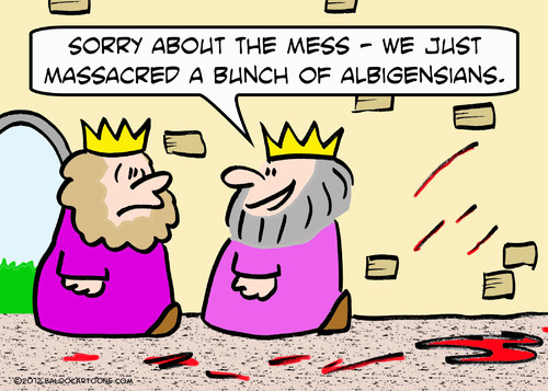 Cartoon: albigensians king mess (medium) by rmay tagged mess,king,albigensians