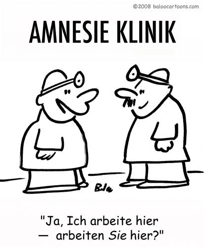 Cartoon: AMNESIE KLINIK (medium) by rmay tagged amnesie,klinik