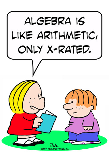 Cartoon: arithmetic algebra xrated (medium) by rmay tagged arithmetic,algebra,xrated