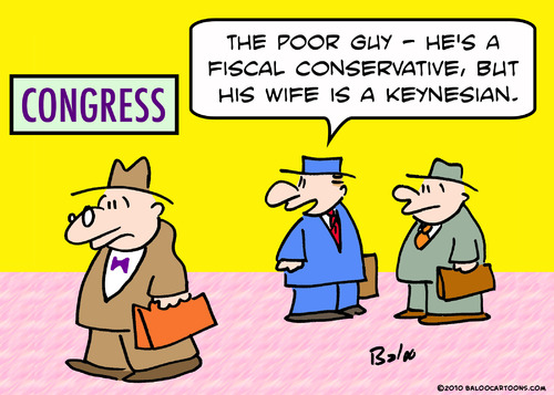 Cartoon: congress fiscal conservative wif (medium) by rmay tagged congress,fiscal,conservative,wif