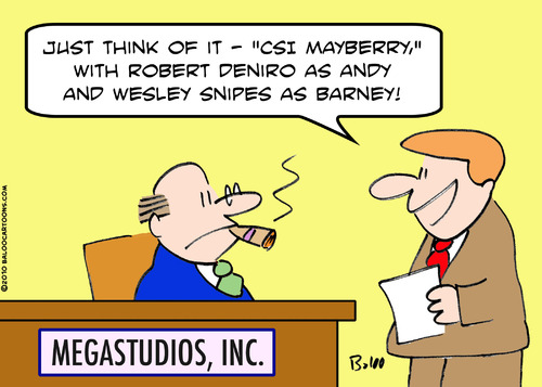 Cartoon: CSI Mayberry (medium) by rmay tagged csi,mayberry