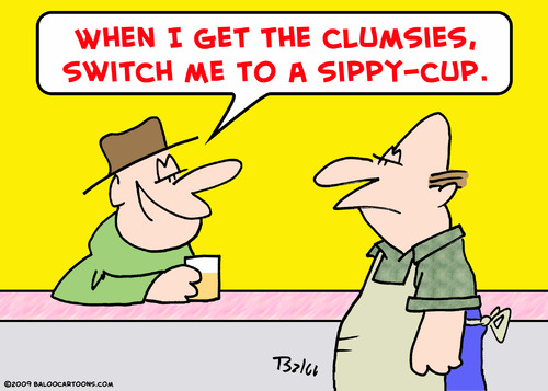Cartoon: drunk switch sippy cup (medium) by rmay tagged drunk,switch,sippy,cup