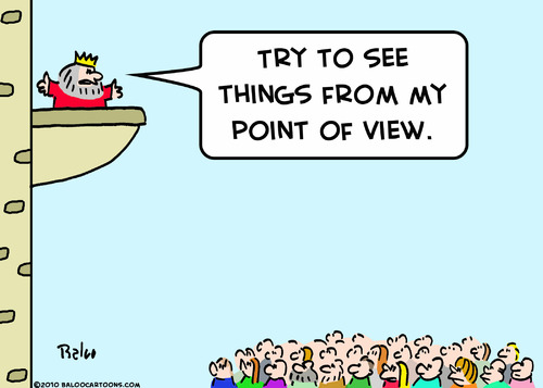 Cartoon: from my point of view king (medium) by rmay tagged from,my,point,of,view,king