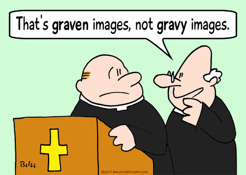 Cartoon: graven gravy images priests (medium) by rmay tagged graven,gravy,images,priests
