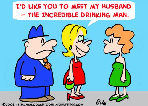 Cartoon: INCREDIBLE DRINKING MAN (medium) by rmay tagged incredible,drinking,man