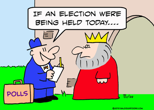 Cartoon: king polls election held today (medium) by rmay tagged king,polls,election,held,today