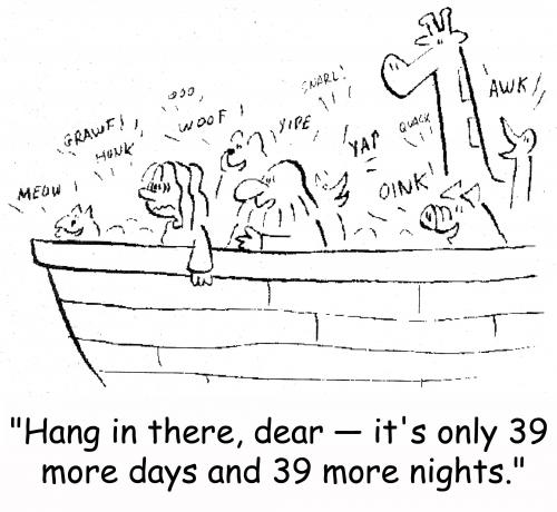 Cartoon: Noah and his Ark (medium) by rmay tagged noah,and,his,ark