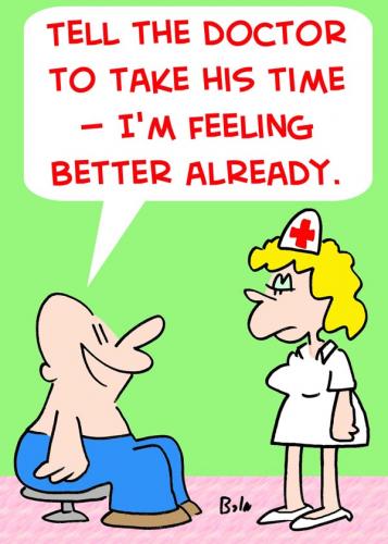 Cartoon: NURSE SEXY FEELING BETTER ALREAD (medium) by rmay tagged nurse,sexy,feeling,better,already