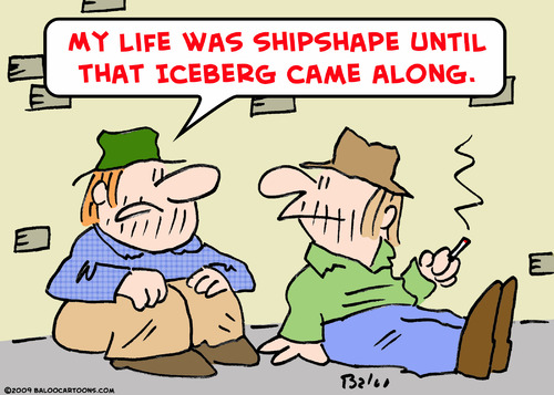 Cartoon: shipshape iceberg (medium) by rmay tagged shipshape,iceberg