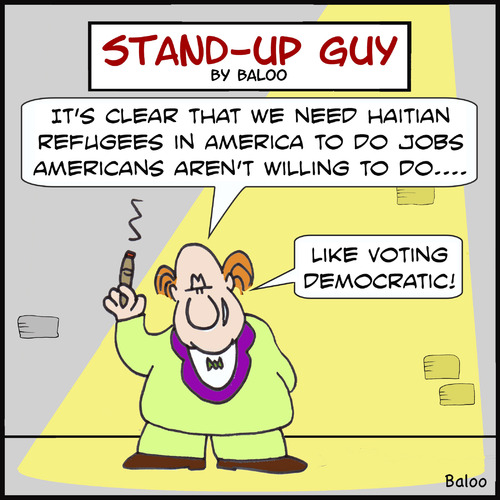 Cartoon: sug like voting democratic haiti (medium) by rmay tagged sug,like,voting,democratic,haiti