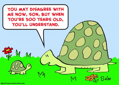 Cartoon: turtles 500 years (medium) by rmay tagged turtles,500,years