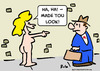 Cartoon: aha made you look nude (small) by rmay tagged ha,made,you,look,nude