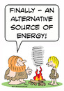 Cartoon: alternate source of energy cavem (small) by rmay tagged alternate source of energy caveman fire