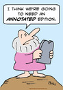 Cartoon: annotated edition commandments (small) by rmay tagged annotated,edition,commandments,moses