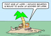 Cartoon: anthony bourdain desert isle (small) by rmay tagged anthony,bourdain,desert,isle