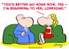 Cartoon: beginning lonesome date (small) by rmay tagged beginning,lonesome,date