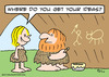 Cartoon: cave draw where get ideas (small) by rmay tagged cave draw where get ideas