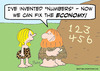 Cartoon: caveman can fix economy numbers (small) by rmay tagged caveman can fix economy numbers