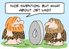 Cartoon: caveman wheel jet lag (small) by rmay tagged caveman,wheel,jet,lag