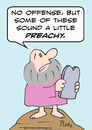 Cartoon: commandments moses sound preachy (small) by rmay tagged commandments,moses,sound,preachy