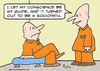 Cartoon: conscience guide sociopath (small) by rmay tagged conscience guide sociopath prisoner