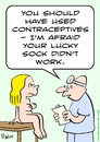 Cartoon: contraceptives lucky sock nude (small) by rmay tagged contraceptives,lucky,sock,nude