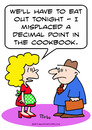 Cartoon: cookbook misplaced decimal point (small) by rmay tagged cookbook,misplaced,decimal,point