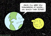 Cartoon: earth moon noon time zone (small) by rmay tagged earth,moon,noon,time,zone