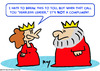 Cartoon: fearless leader king queen (small) by rmay tagged fearless,leader,king,queen