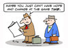 Cartoon: hope and change at the same time (small) by rmay tagged hope,and,change,at,the,same,time,obama