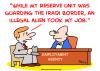 Cartoon: iraq illegal alien job (small) by rmay tagged iraq,illegal,alien,job
