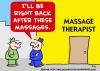 Cartoon: MASSAGE THERAPIST MESSAGES (small) by rmay tagged massage,therapist,messages